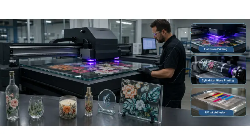 Glass ပေါ်တွင် ပရင့်ထုတ်နည်း- UV Printing & Adhesion လမ်းညွှန်